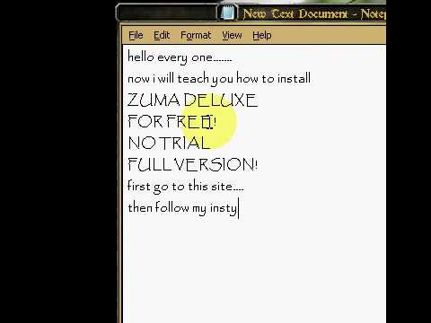 Zuma Deluxe free. download full Version Unlimited